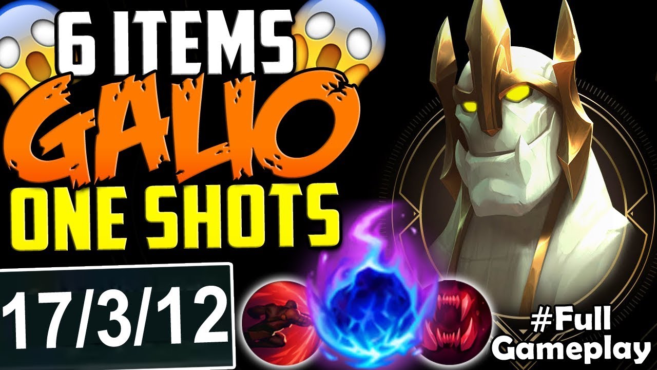 6 ITEMS GALIO ONE SHOTS | BEYOND BROKEN DAMAGE | New Runes Galio TOP Build RANKED SEASON 8 Gameplay