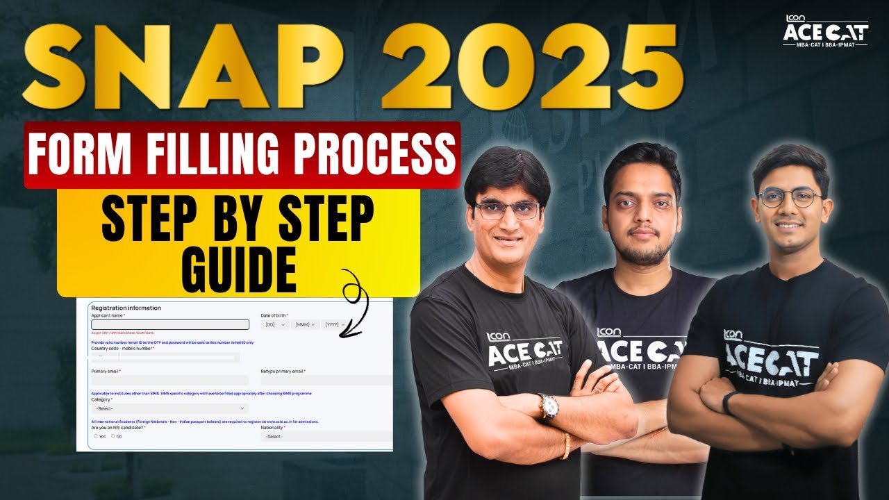 SNAP 2025 Registration Step-by-Step | Avoid These SNAP Form Filling Mistakes