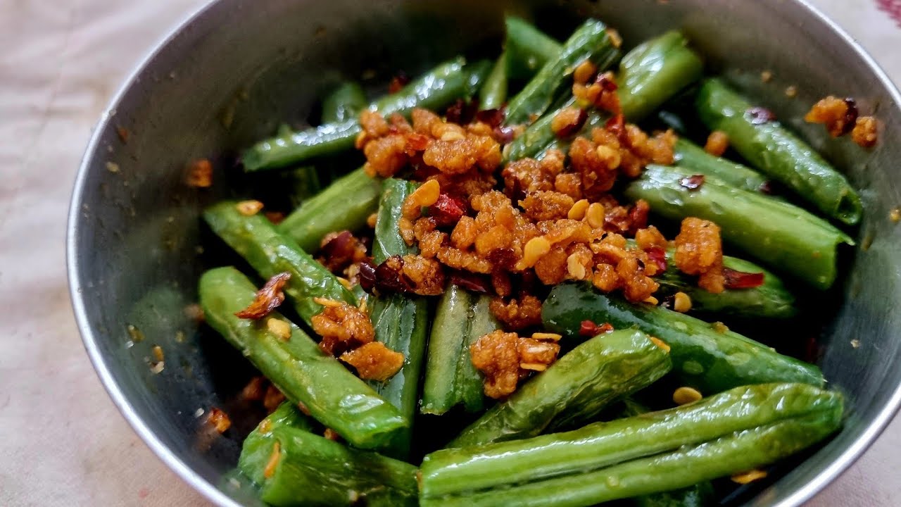 பீன்ஸ் பூண்டு வதக்கல்|Beens garlic curry|