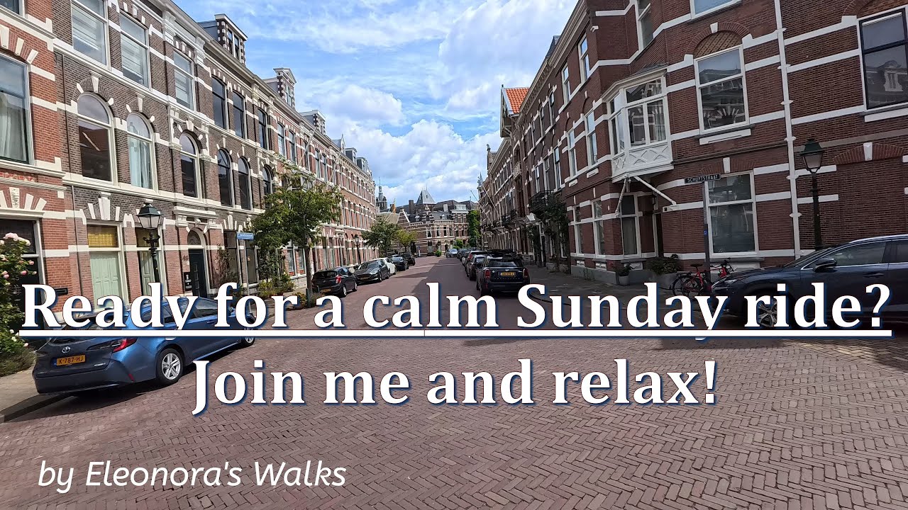 How Does The Hague (Netherlands) Feel on a Quiet Sunday Ride?| #eleonoraswalks