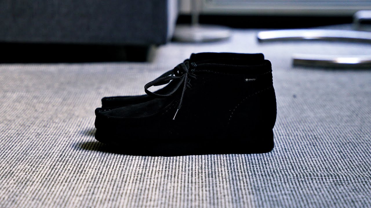 全天候型のゴアテックスワラビー #clarks