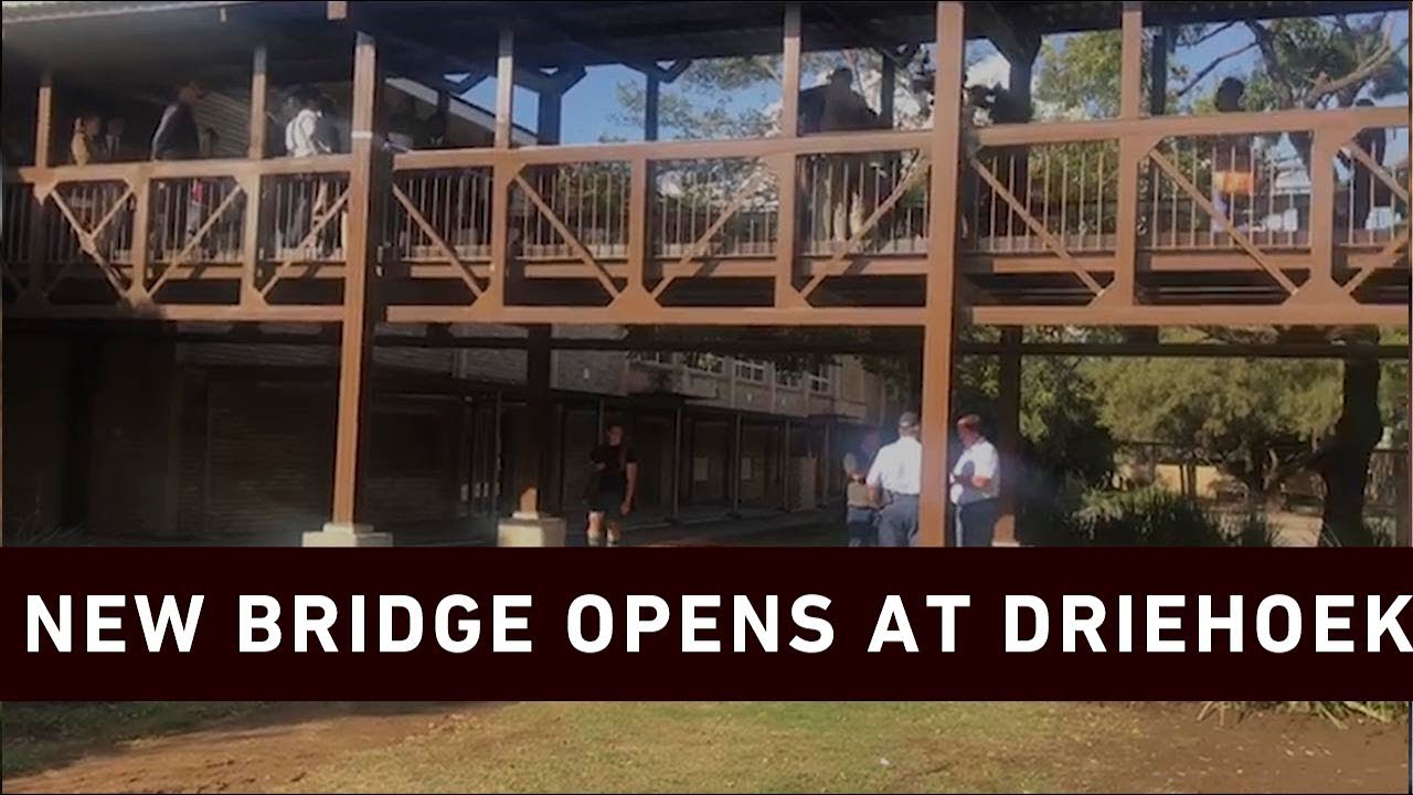 Hoërskool Driehoek has new bridge opened