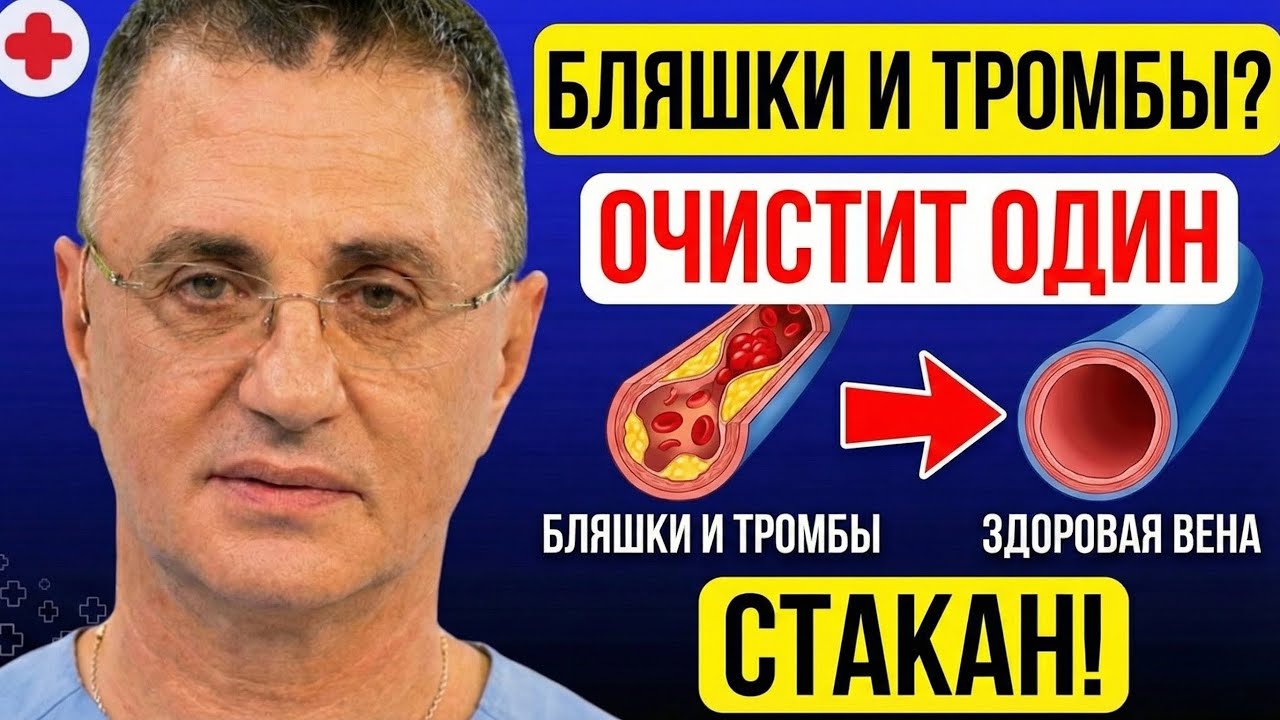 В Сосудах Тромбы? Чистим их правильно! Доктор Мясников