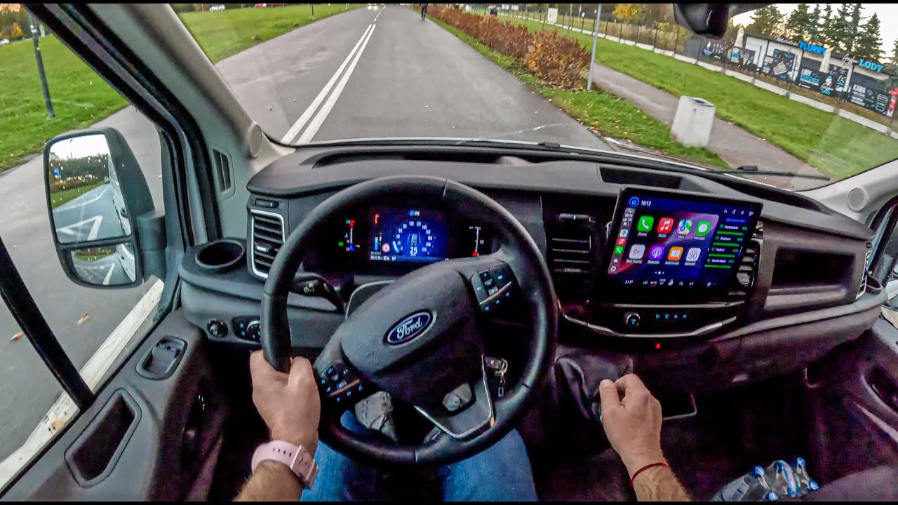 2026 Ford Transit JUMBO Night | 2.0 EcoBlue 130 HP | POV Test Drive #2755 | Joe Black