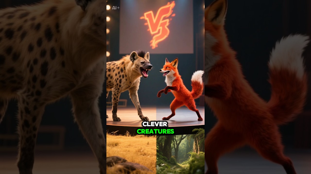 “Hyena vs Fox 😂🦊 | The Funniest Laugh Challenge Ever!” | Ai FunVibe 