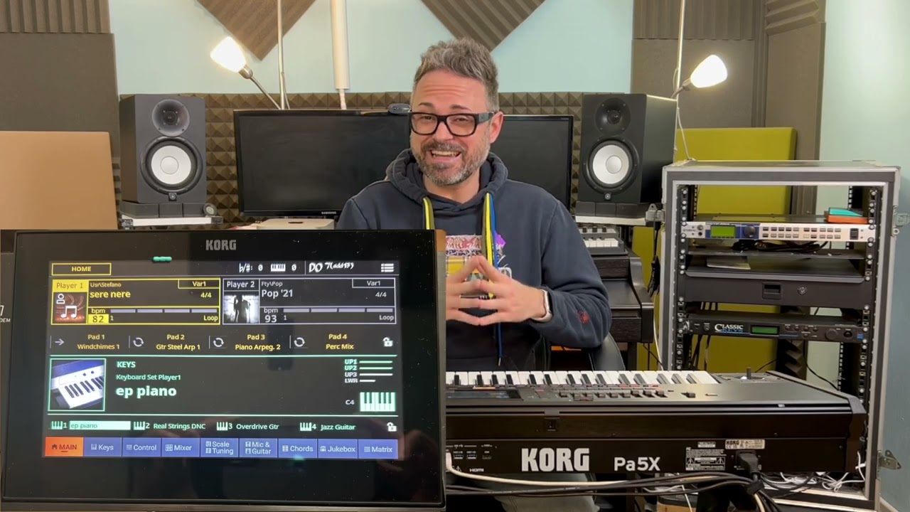 05 Korg Pa5x - GESTIONE SEQUENZA MIDI