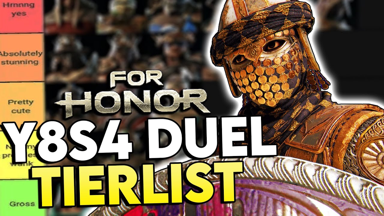 The BEST 1v1 Heroes In For Honor - Y8S4 1v1 Duel Tierlist w/ Bean & Toetmined | For Honor
