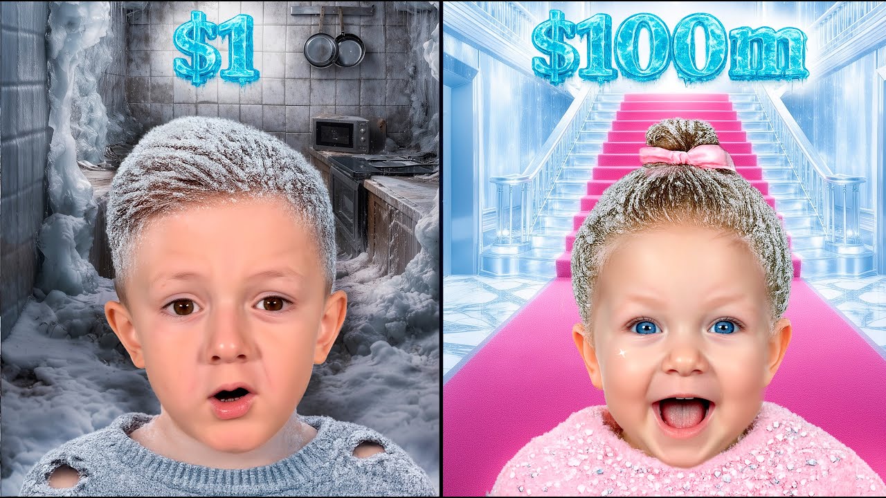 Eva and Rich vs Poor Ice Hotel