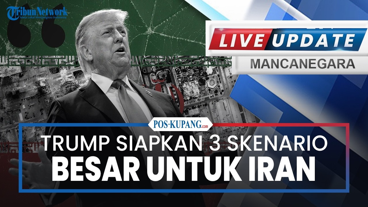🔴Trump Siapkan 3 Skenario Besar, Teheran Tak Gentar Siap Hadapi Tekanan