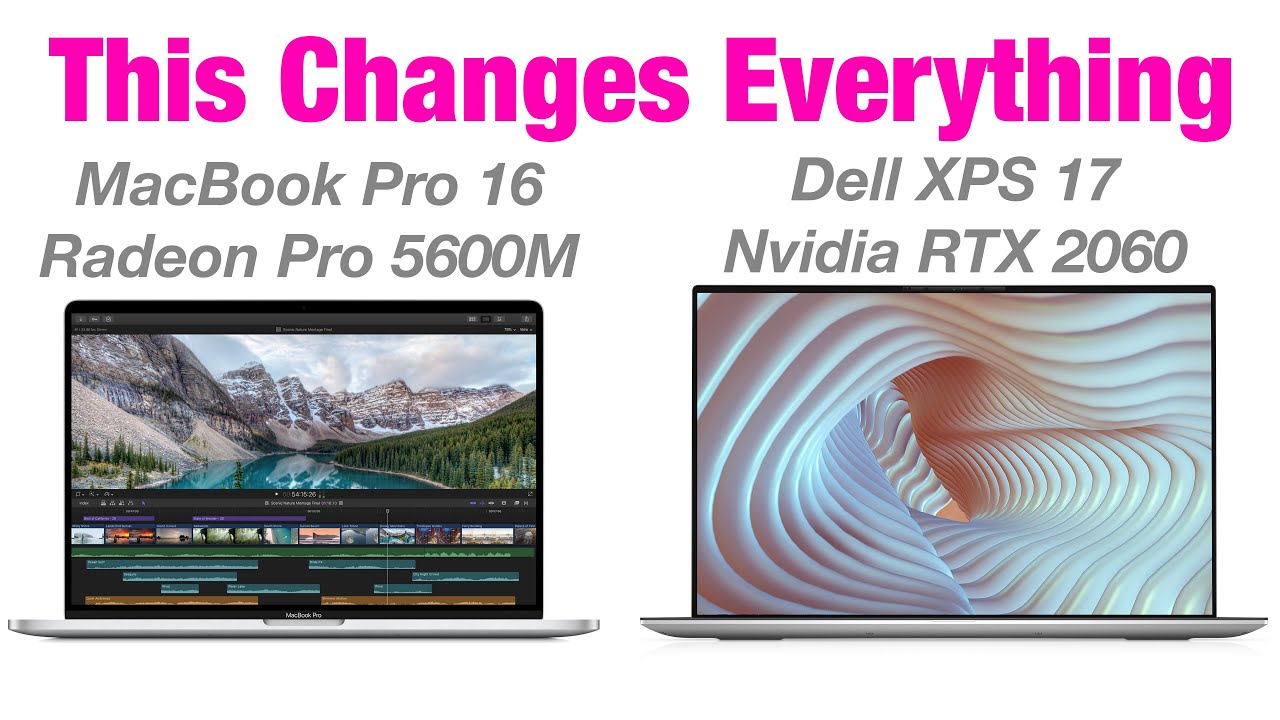 New MacBook Pro 16 v XPS 17 Battle is EPIC! Radeon Pro 5600M v RTX 2060 | Which one is better