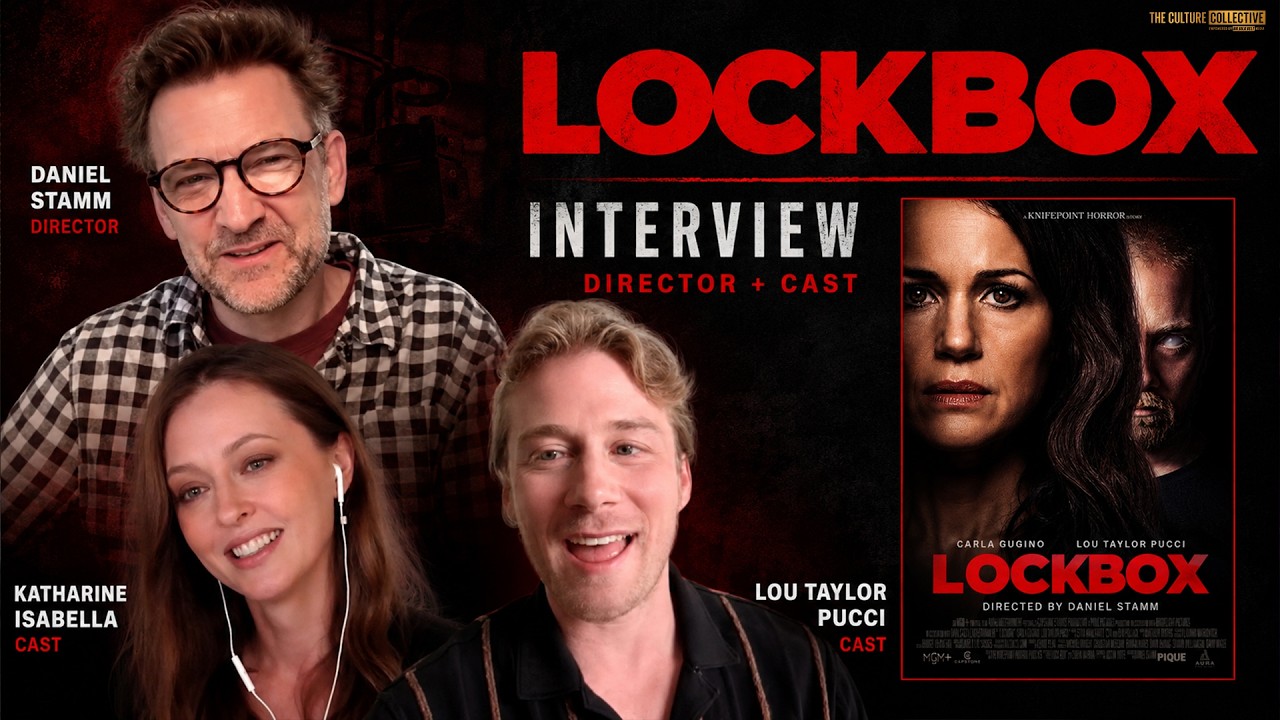 Дэниел Стамм, Лу Тейлор Пуччи и Кэтрин Изабель обсуждают фильм &laquo;LOCKBOX&raquo;