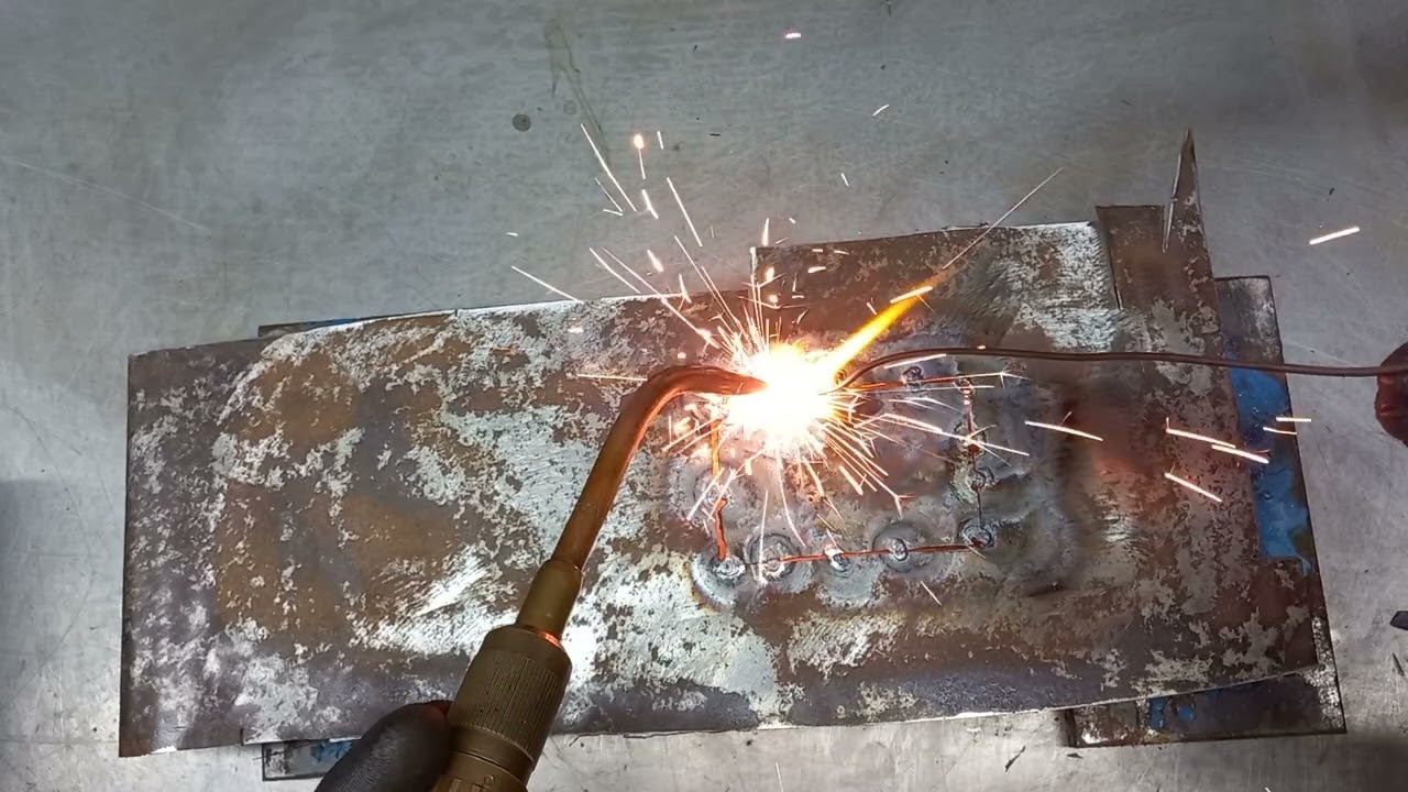Segredo solda oxigênio parte 2 (Maçarico oxiacetileno). Como fazer remendo.
