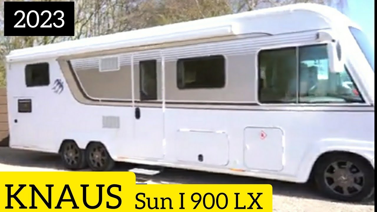 Motorhome Knaus Sun I 900 LX - lussuoso anno 2023 - bagno centrale - 4 posti - 2 letti matrimoniali.