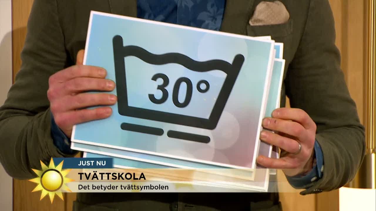 Tvättsymboler - har du koll? - Nyhetsmorgon (TV4)