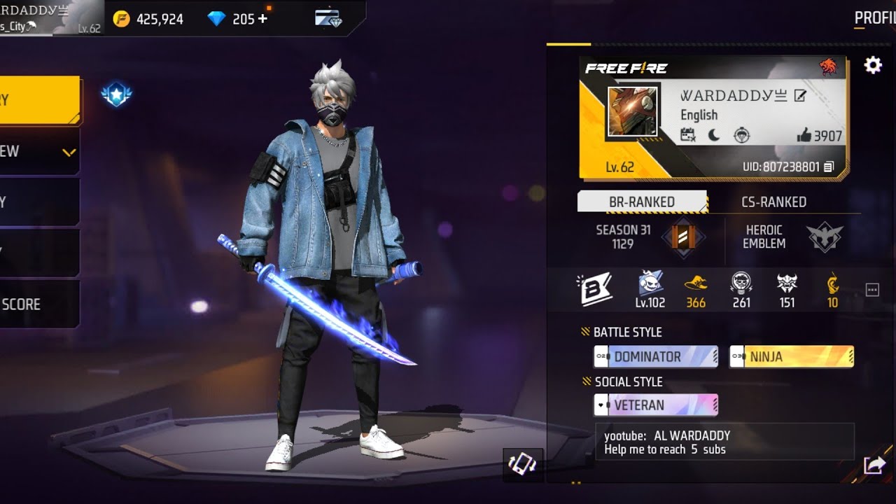 Free Fire  Shqip | Llogaria Ime Ne Free Fire Per Vitin  2023 (Update).| My Free Fire Account In 2023