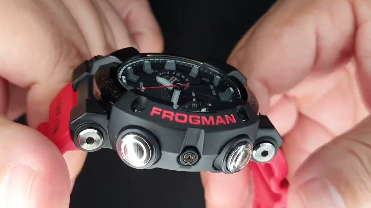 CASIO G-SHOCK FROGMAN GWF-A1000-4 (TIDE TÁBUA DE MARÉ)