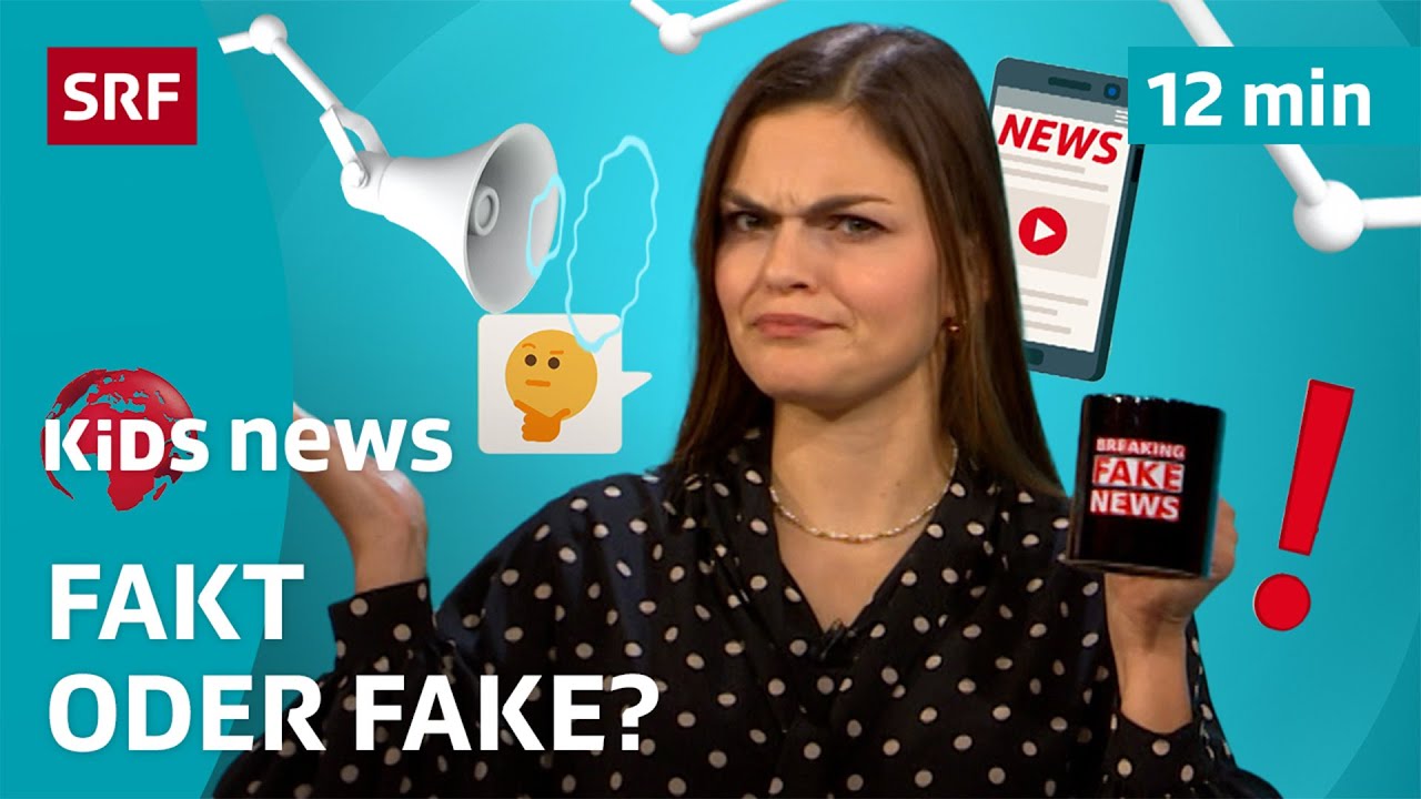 SRF Kids News: Was sind Fake News – und wie erkennst du sie? | Nachrichten für Kinder