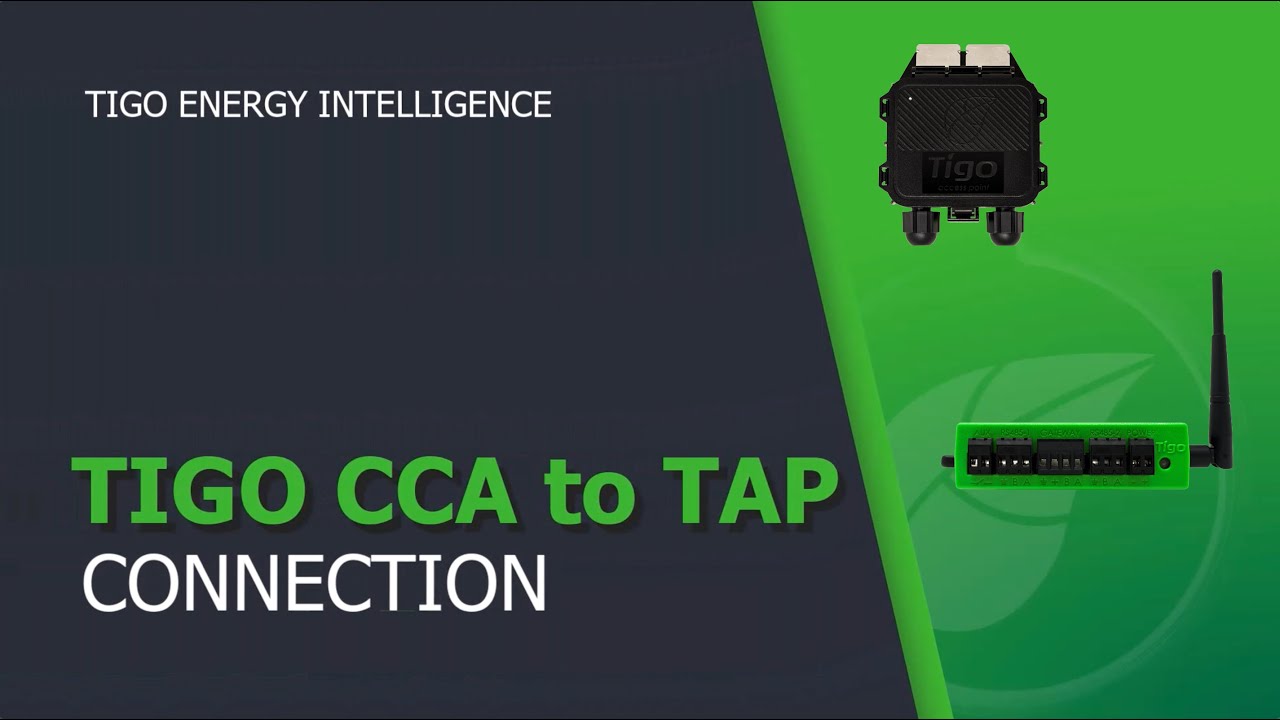 Tigo CCA to TAP Connection
