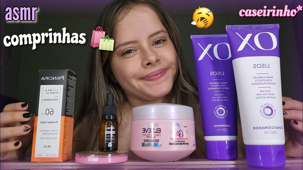 ASMR CASEIRINHO comprinhas de autocuidado🛍 - *cabelo, skin care, make...*