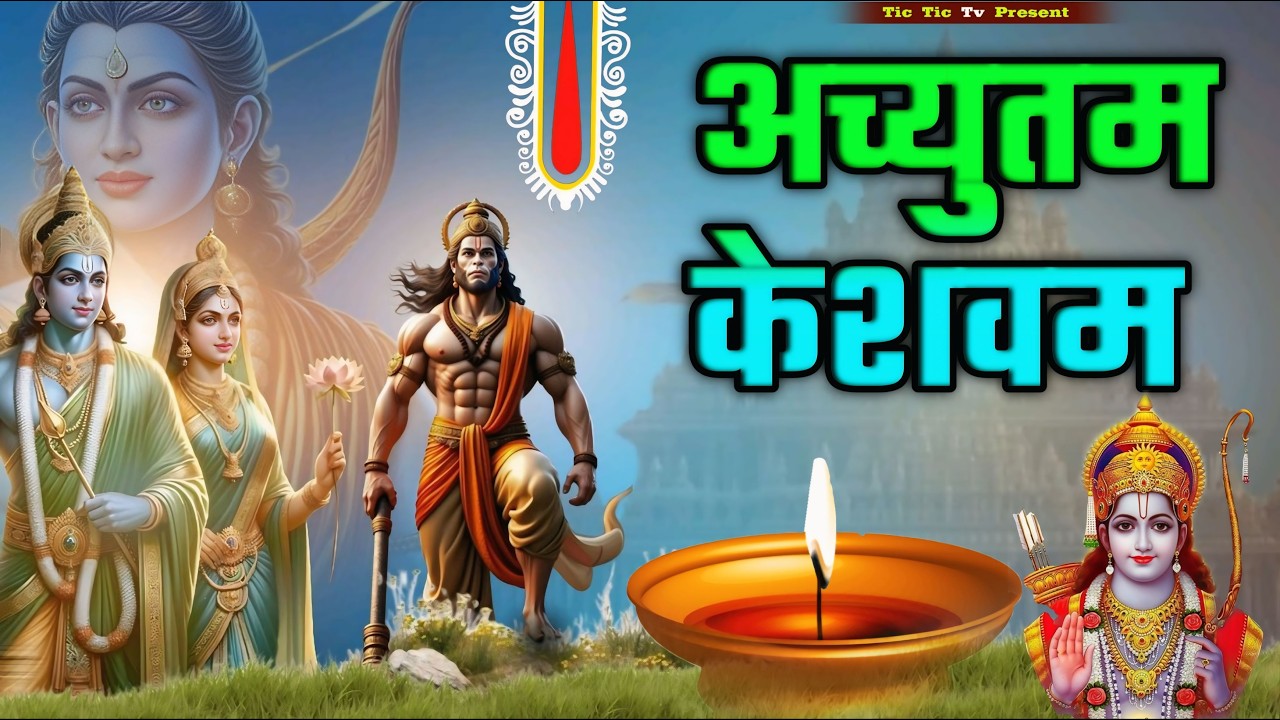ACHYUTAM KESHAVAM KRISHNA DAMODARAM | VERY BEAUTIFUL BHAJAN | POPULAR KRISHNA BHAJAN #krishnabhajan