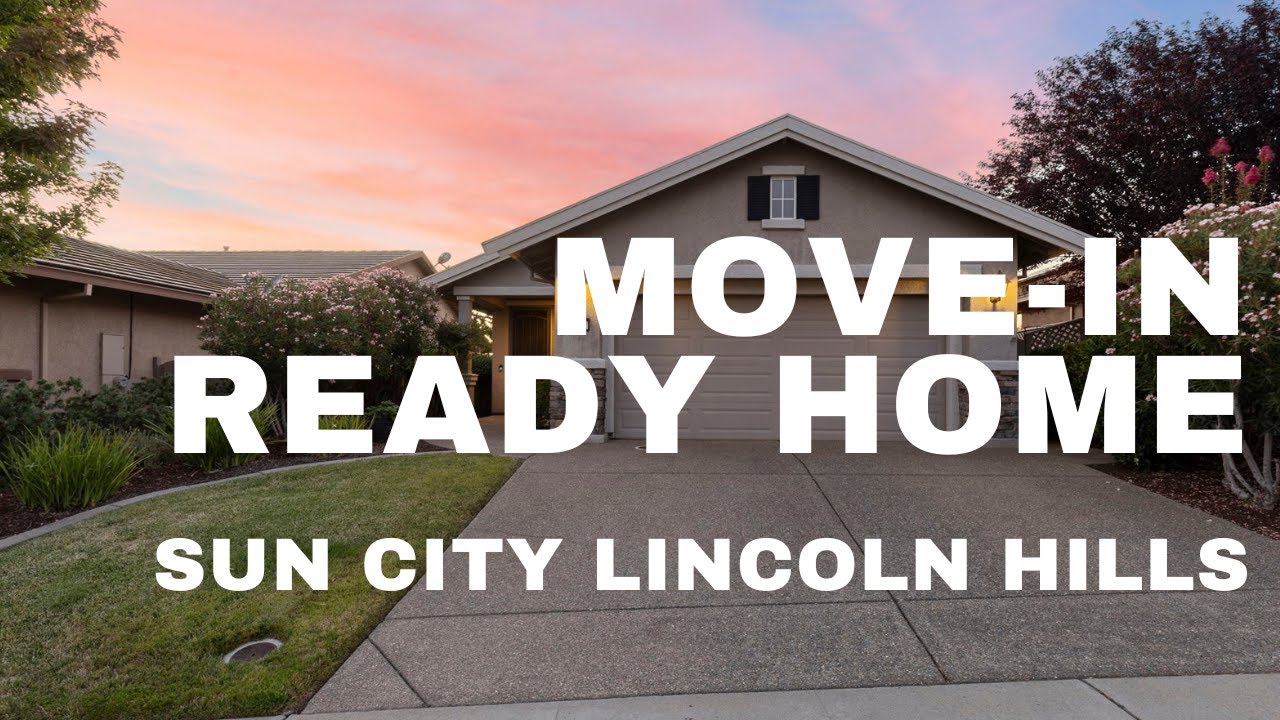 Move-In Ready Sun City Lincoln Hills Home