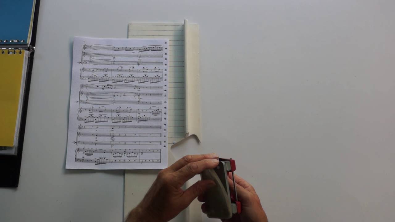 How to punch 23 holes with a two hole puncher