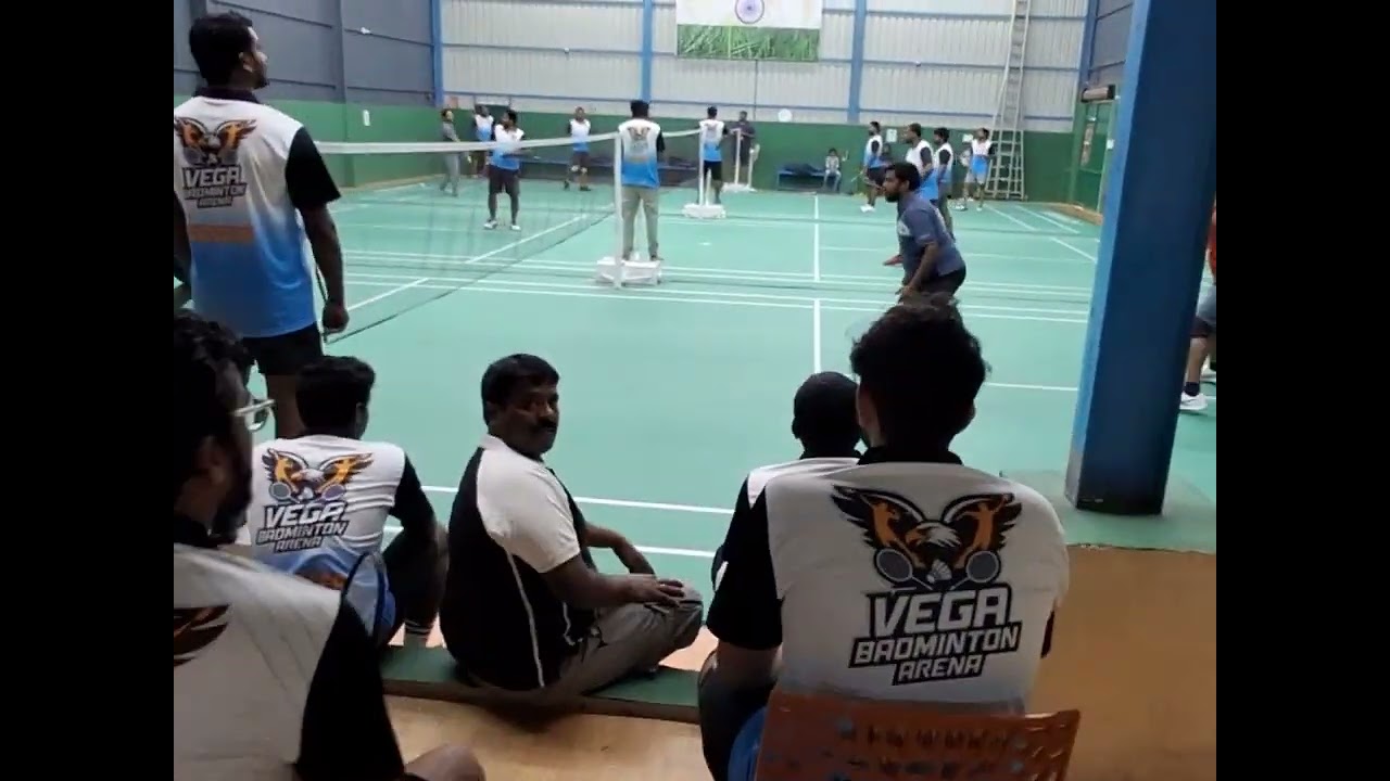 At beeramguda our  vega  badminton  arena on 23-Feb-2026.. conducted  tournament successfully 