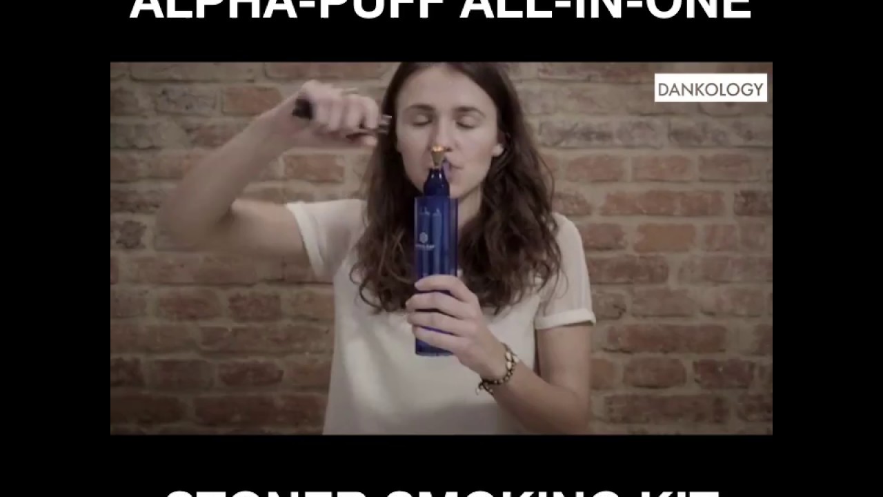 Alpha puff kit - The 1st ever All-In-One smoking kit - Dankology promo