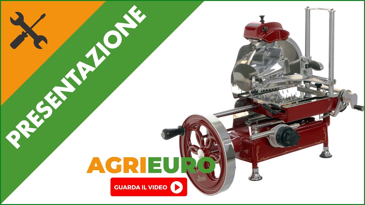 Affettatrice volano BERKEL B2 ROSSA - Lama in acciaio cromato da 265 mm: presentazione