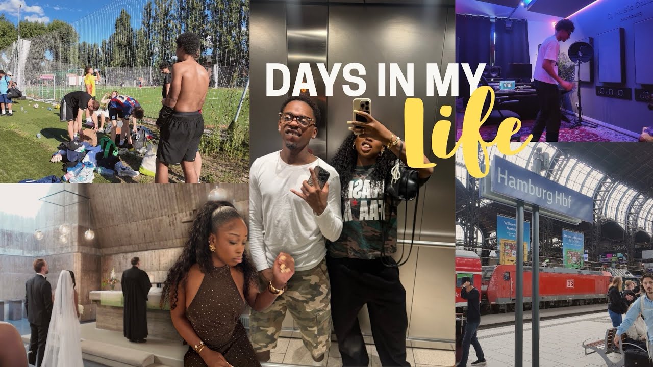 Days in my life pt2. | HAMBURG TRIP/ WEDDING/ Africa cup🙀💖🎤