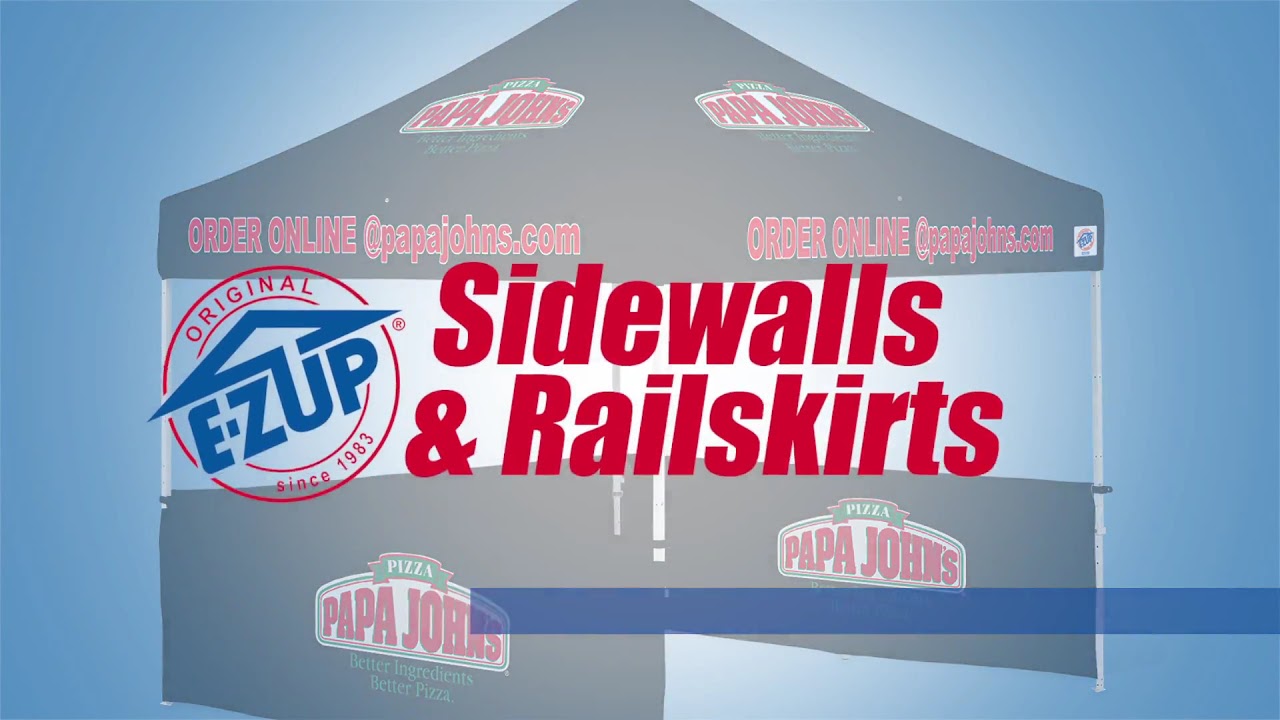 E-Z UP&reg; Instant Shelter&trade; Side Walls & Rail Skirts