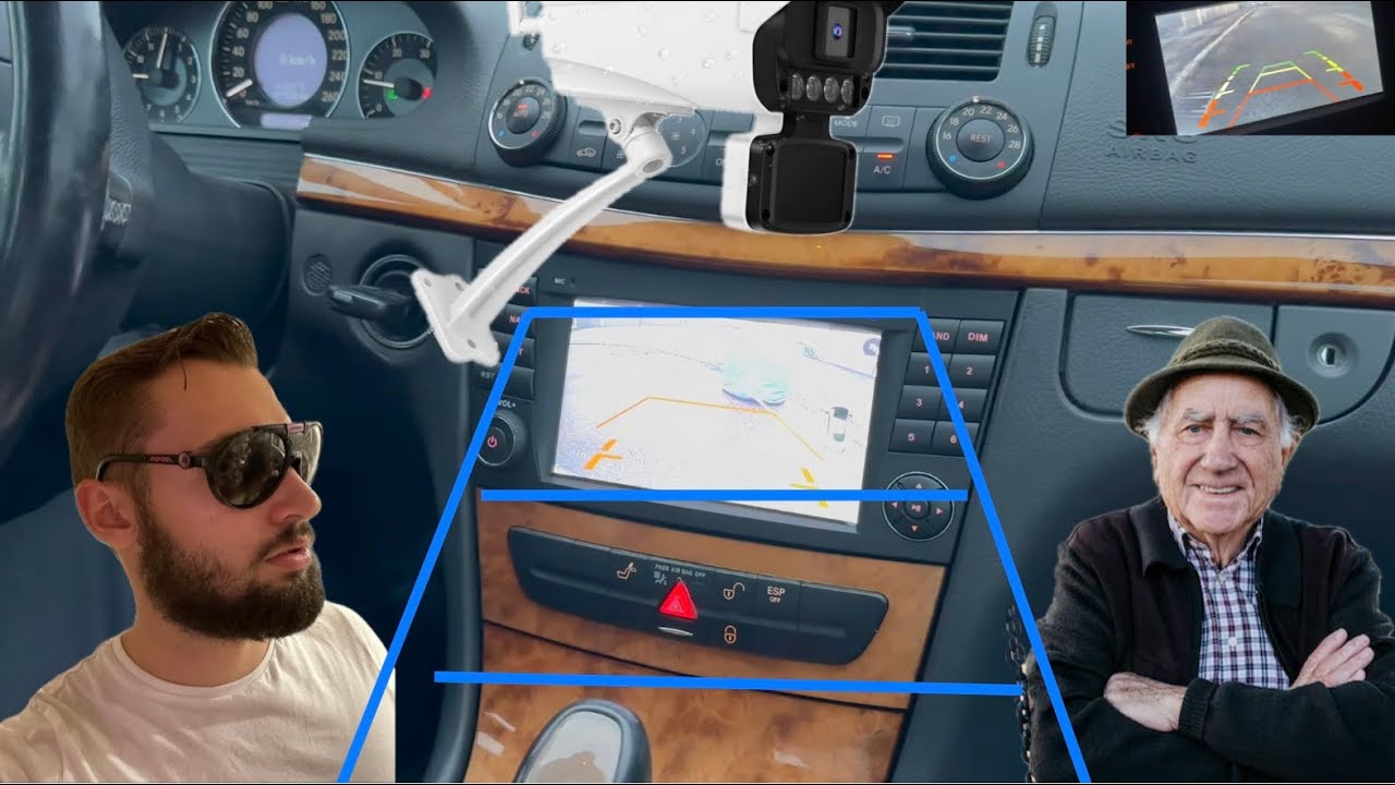 Rückfahrkamera OHNE KABEL für 20€ im W211/C219 nachrüsten || SNZL verbaut Kamera