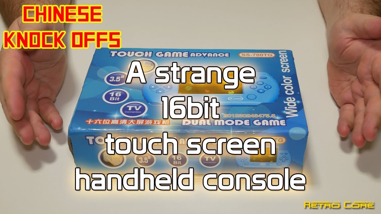Chinese Knock Offs - Strange touch screen 16 bit console