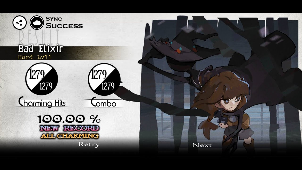 [DEEMO] Bad Elixir (Hard Lv11) 100.00% All Charming