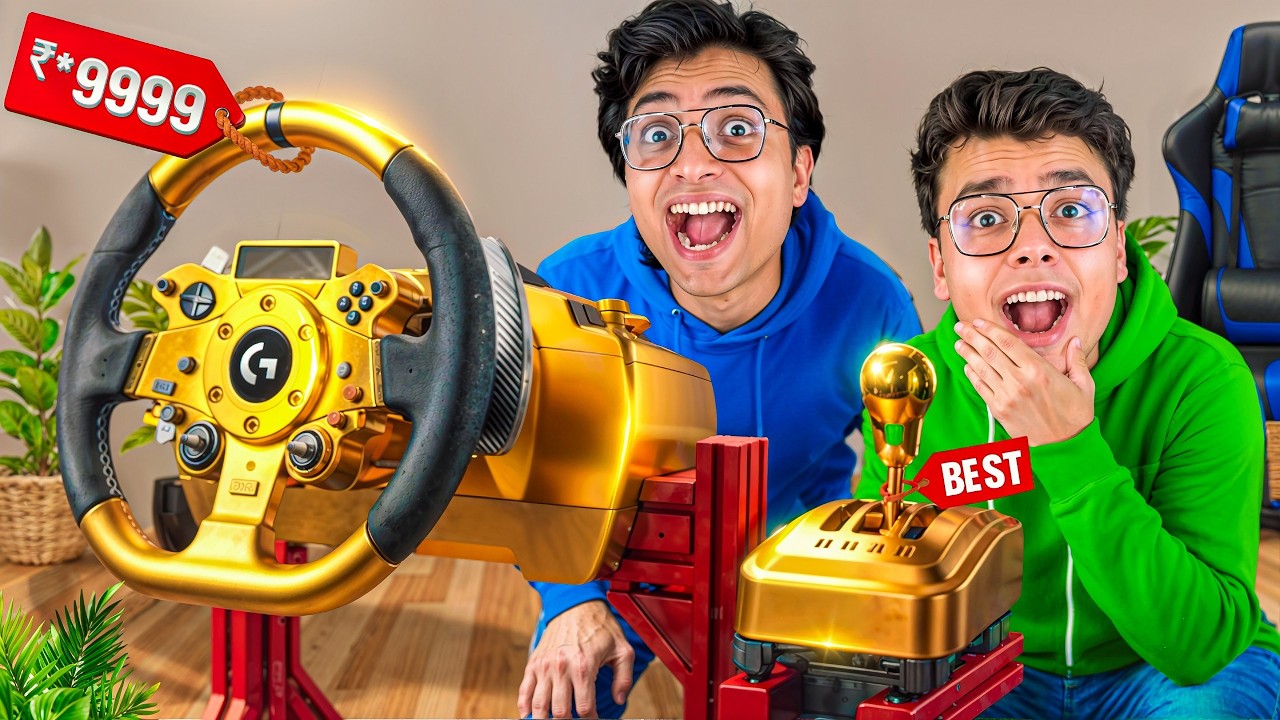 I bought the most expensive Gaming Wheel 🛞🤯🤯