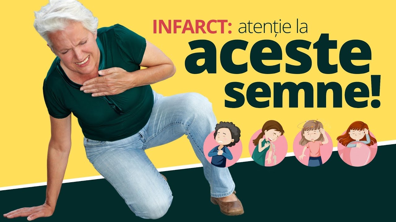INFARCT: 5 semne de alarmă pe care trebuie să le știi