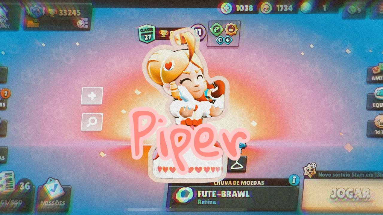 Carregando o time de piper. 😹❤️&zwj;🩹