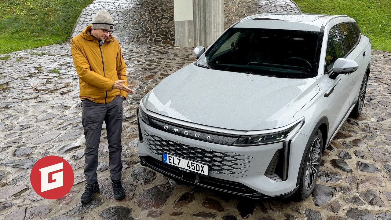 Dala nás dole. A aj Kodiaq - OMODA 9 SHS PHEV - SUV - Plug-in hybrid - TEST - Garáž.tv - Šulko