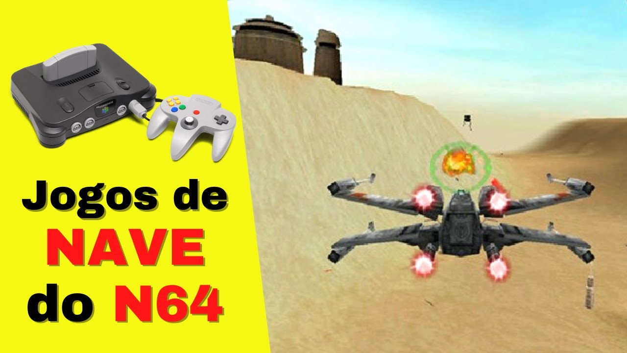 TOP 10 – Jogos de NAVE do NINTENDO 64 (Shoot ‘em up)