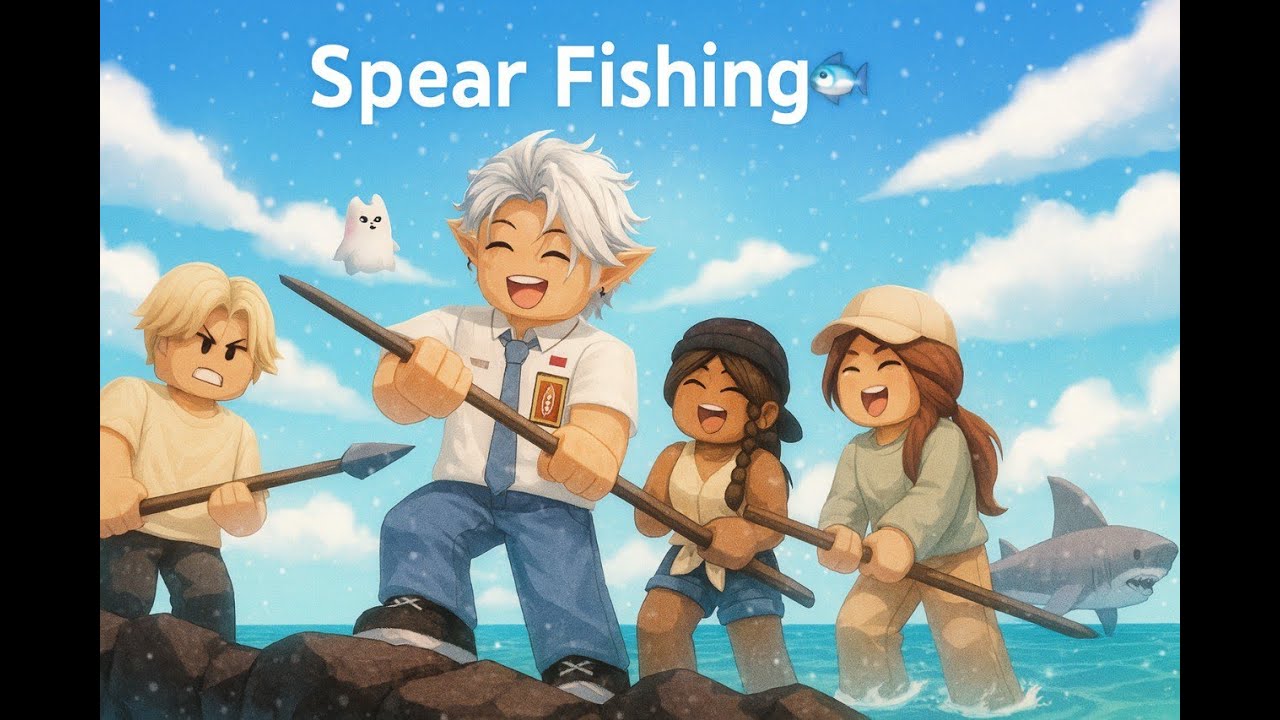 Aku Berhasil Mendapatkan Legendry Pertamaku di Spear Fishing - Roblox Indonesia