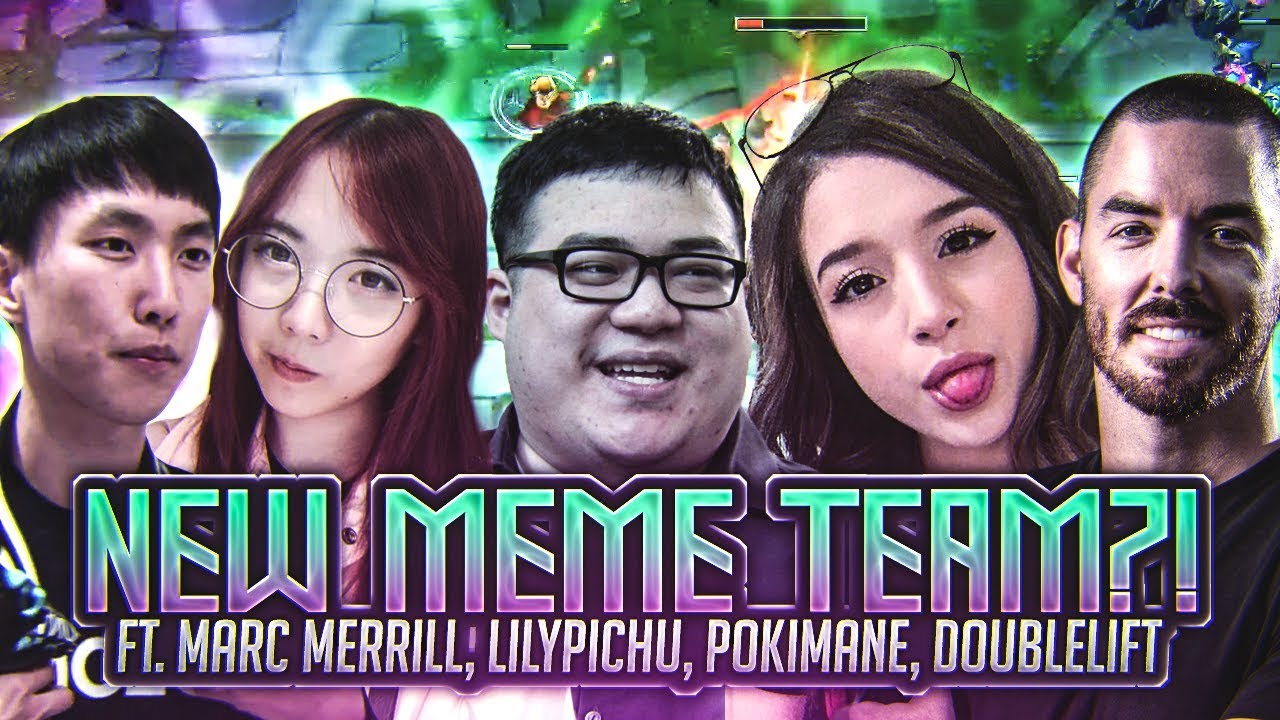 Scarra - NEW MEME TEAM?! (ft. Marc Merrill, LilyPichu, Pokimane, Doublelift)