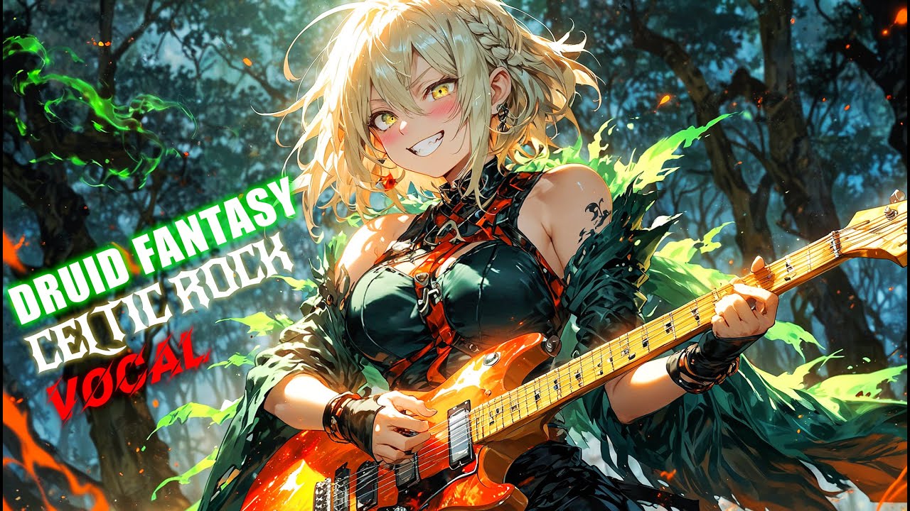 ✨DRUID FANTASY ROCK VOCAL🌿 Path Beyond the Battle 1.5 Hour Medieval Music for Focus & Gaming