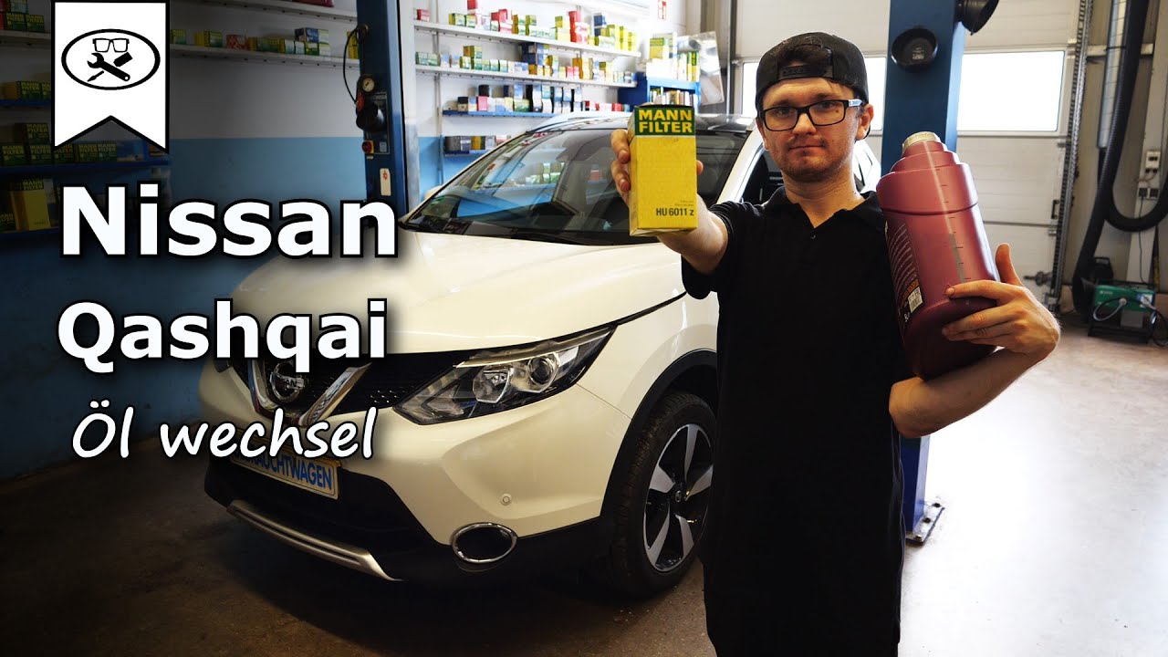 Nissan Qashqai Öl wechseln | oil change | VitjaWolf | Tutorial | HD