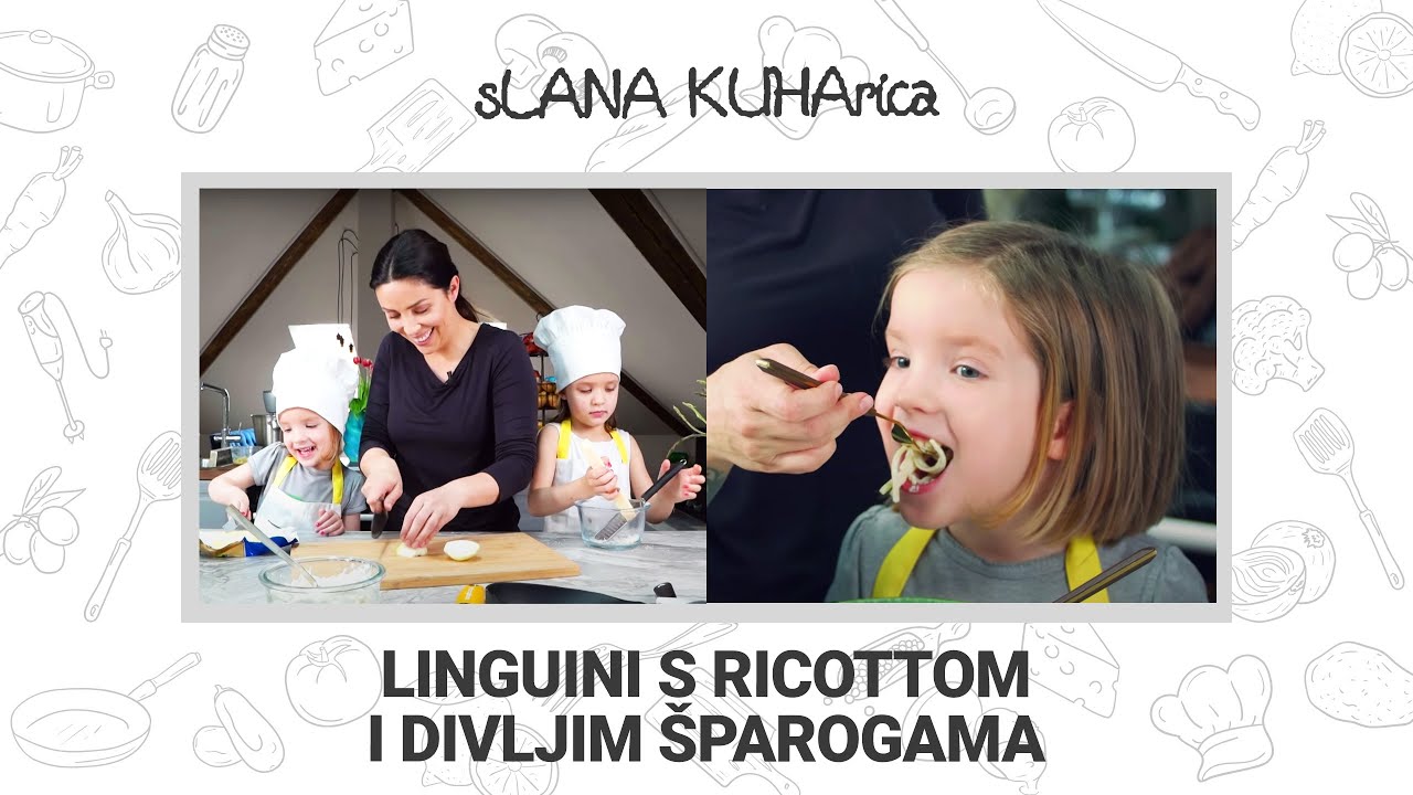 LINGUINI S RICOTTOM I DIVLJIM ŠPAROGAMA | Najslađa sLANA KUHArica koju sam ikad snimila ❤️
