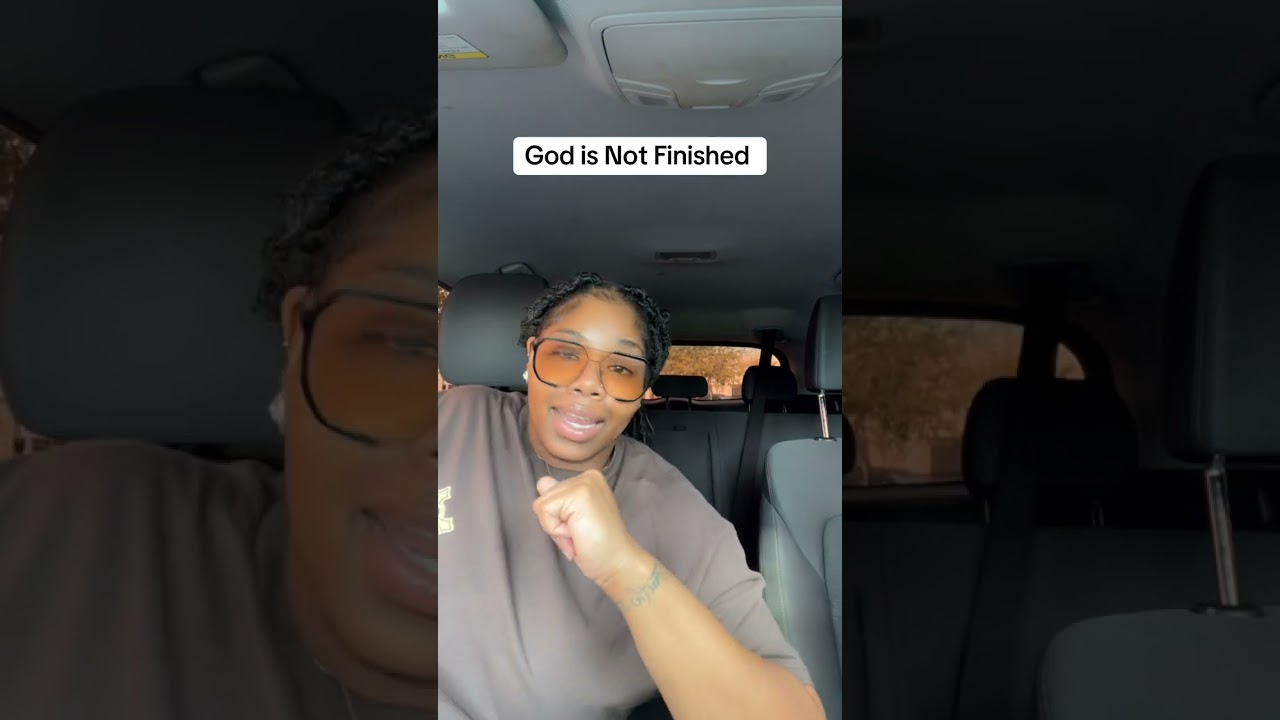 Он ещё не закончил.