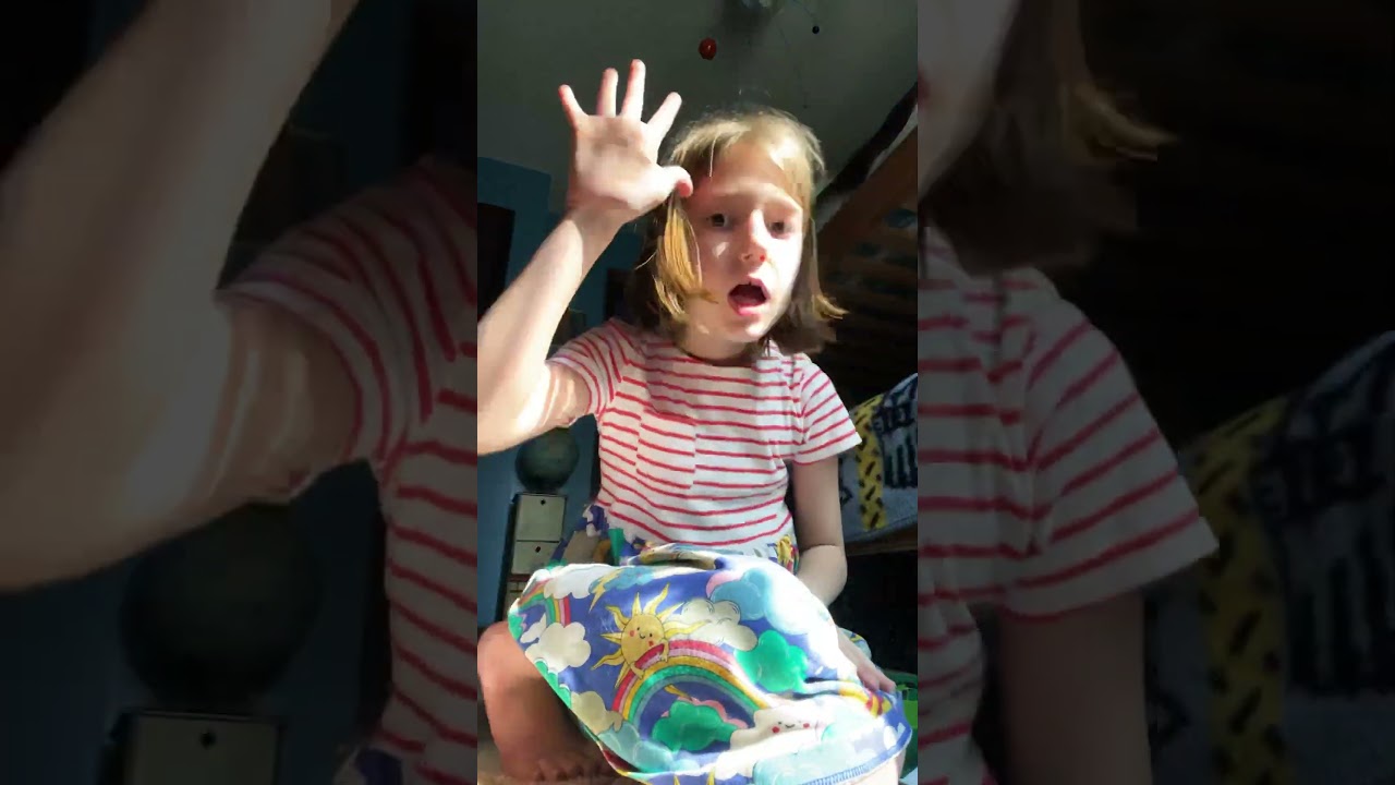This is the stop and wait dance sped up while my video