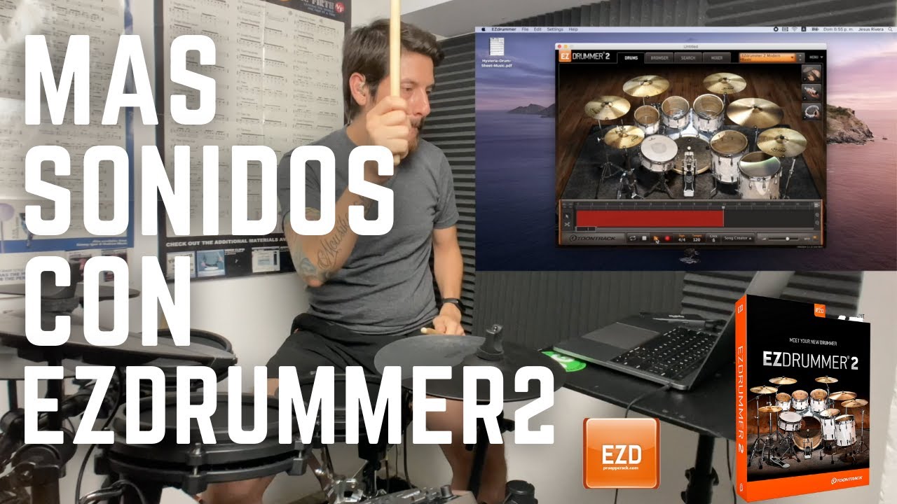 Como grabar más sonidos a tu BATERIA ELECTRONICA con EZDRUMMER 2 #Tutorial #Alesis #Bateria #Alesis