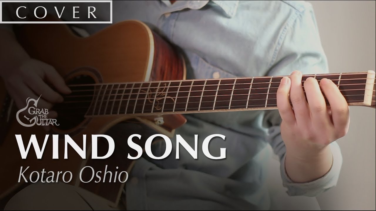 Wind Song - Kotaro Oshio (Guitar Cover l Easy & Beautiful fingerstyle guitar l TAB)