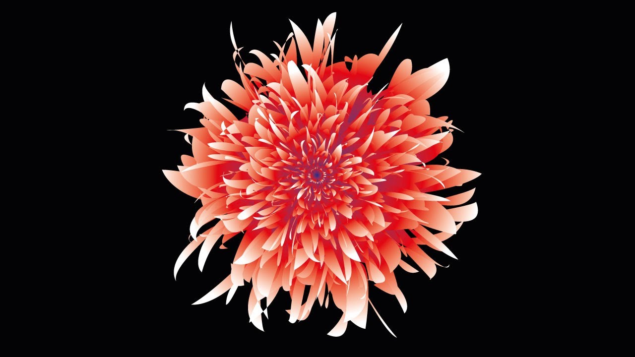 Easy and Realistic flower illustration tutorial using Adobe Illustrator