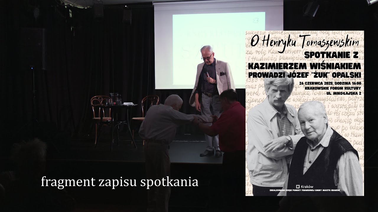 O Henryku Tomaszewskim - spotkanie z Kazimierzem Wiśniakiem